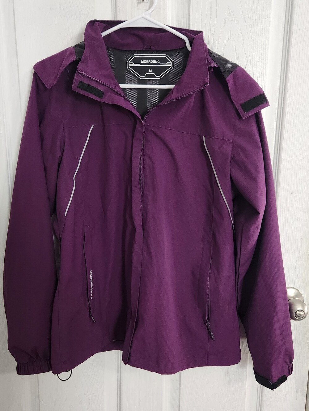 Moerdeng Outdoor Waterproof Jacket purple medium gorpcore